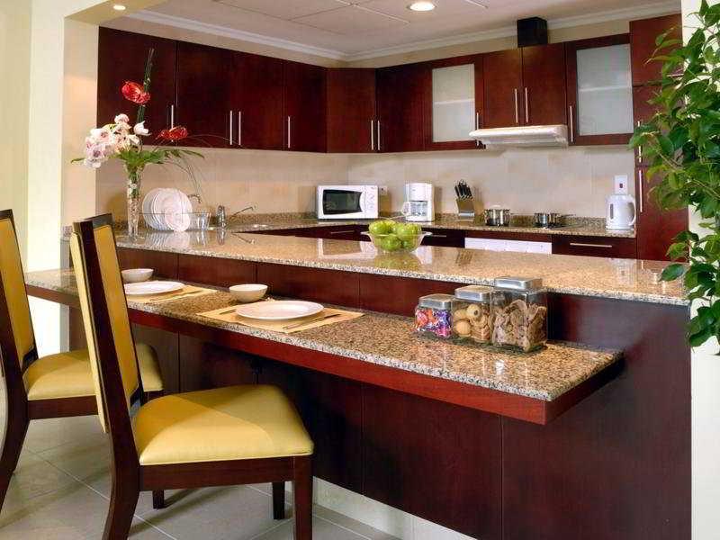 Marriott Executive Apartments Manama, Bahrain Zimmer foto A modern kitchen